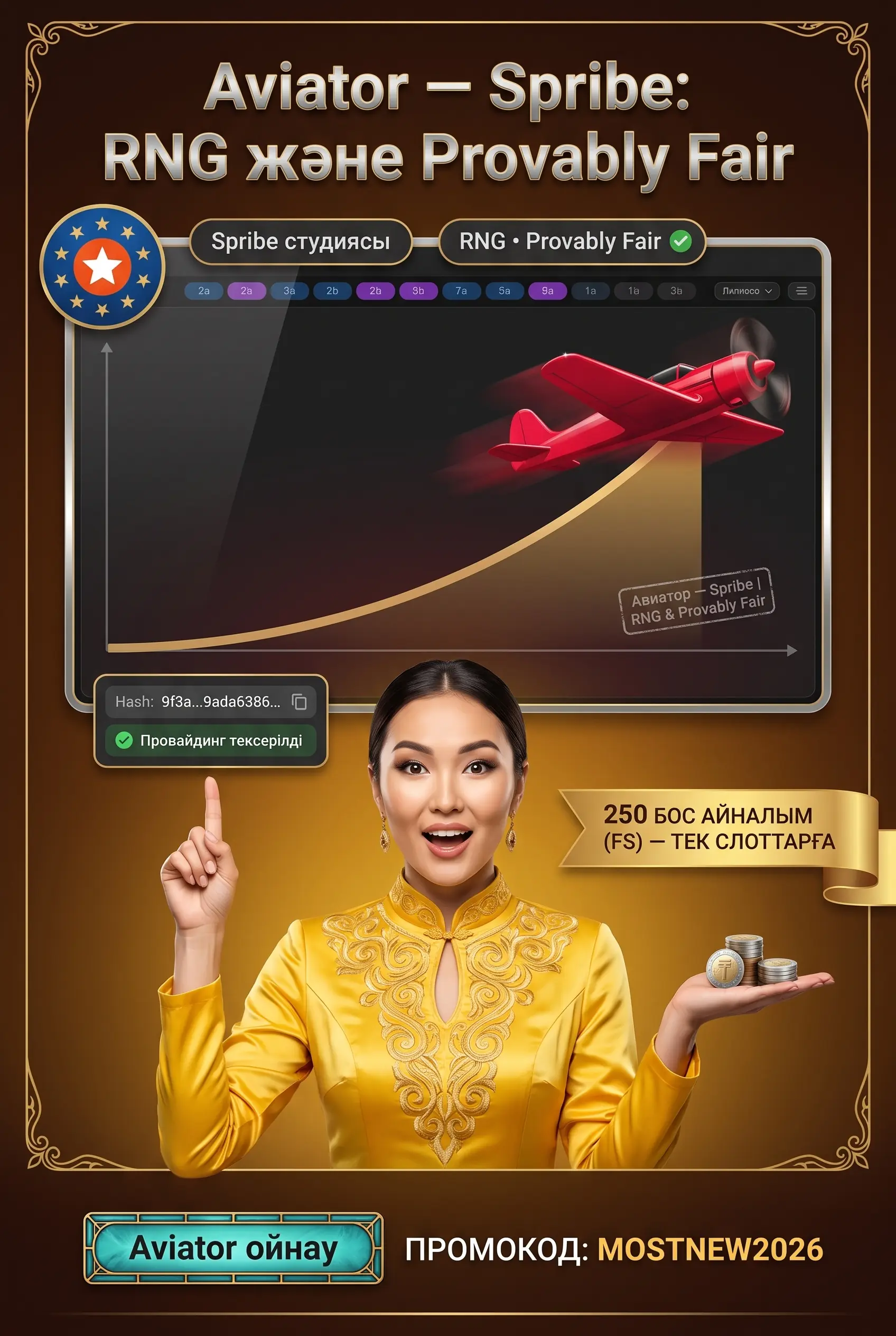 Mostbet Aviator ойыны және Spribe әділдік тексерісі